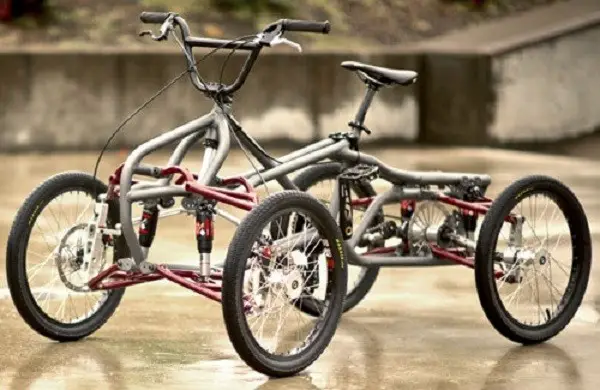 czterokołowy rower dla dorosłych