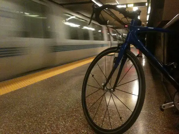 rower w metrze
