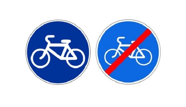 zakaz ruchu rowerowego